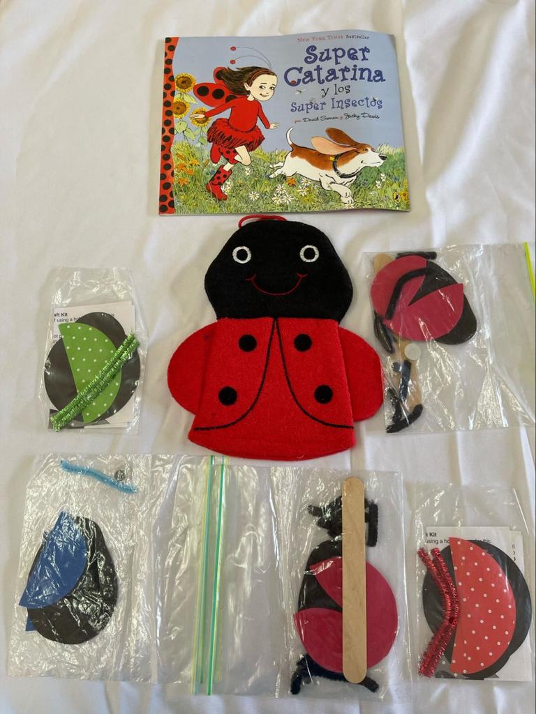Craft kit for the children’s book: Super Catarina y los Super Insectos